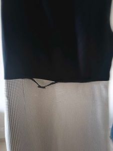 Chic,  Black &amp; White Sheath Dress ( below k