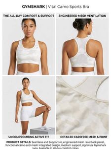 Gymshark Vital Camo Sports Bra