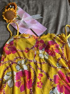 Yellow Floral Bikini Set