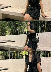 y2k Polka Dot Mini Dress