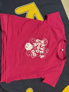 Cute Pink Graphic T-Shirt