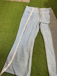 Light Wash Denim Pants