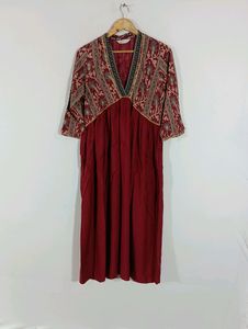 Maroon Printe Kurta (Women)