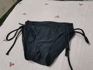 Classic Black Tie-Side Bikini Bottom