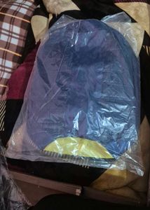 Blue and Yellow Duffle Bag