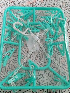Clothes Drying Rack with Clips