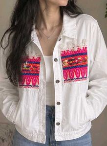 White Embroidery jacket