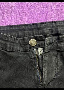 Black Slim Fit Jeans- Ankle length