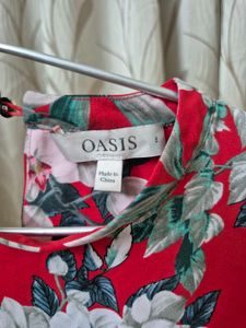 Vibrant Floral Print Bell Sleeve Top