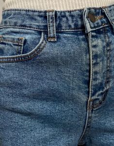 Mid-Waisted Flared Denim Jeans