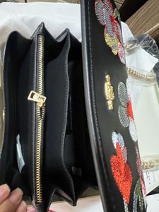 Coach Floral Embroidered Crossbody Bag