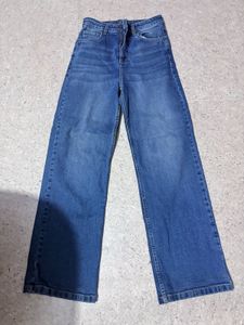 Wide Leg Denim Jeans