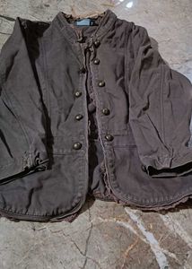 Vintage Button-Front Jacket