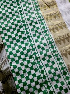 Classy And Beautiful White Printed Cotton Saree