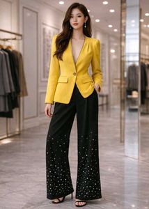 Yellow blazer- Modern Chic