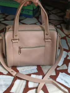Stylish Taupe Handbag