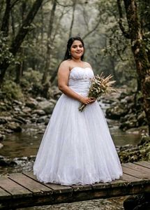 embellished gown