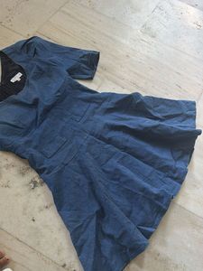 Denim Puff Sleeve Dress
