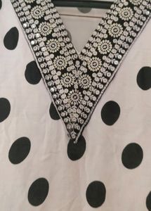 Blue Chikenkari Kurti
