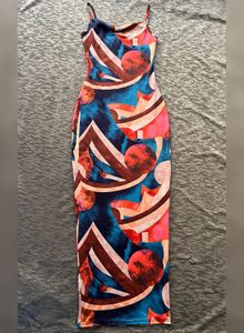Patterned Bodycon Dress