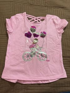 Cute Pink Sequin T-Shirt