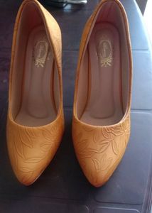 Yellow Stiletto Heels