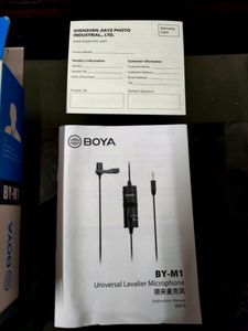BOYA BY-M1 Auxiliary Lavalier Microphone 20ft