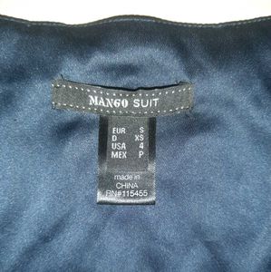 💎 Authentic MANGO SUIT — Satin Elegance Top