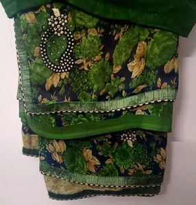 Hot Deal Combo of Exquisite Green Sarees