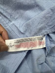 Kids Light Blue Button-Up Shirt