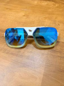 Bold Blue Tinted Sunglasses