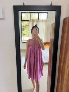 Sweet Pink Slip Dress