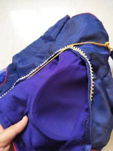Elegant Blue Embroidered lehnga blouse