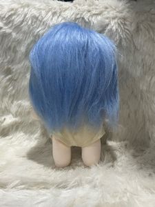 Cute Blue Hair Plush Doll