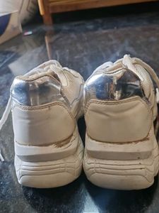 White Sports Shoes Women