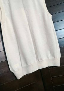 Monte Carlo Men Off White Solid Cardigan