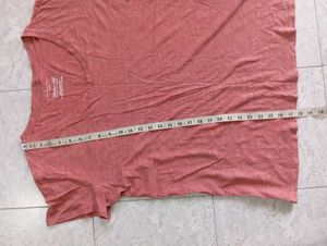 Pink V-Neck T-Shirt