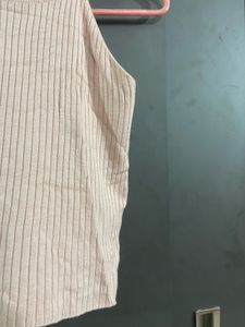 Ribbed Knit Sleeveless Top