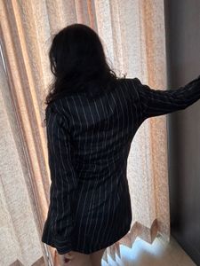 Striped Blazer Dress