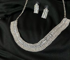 AD Necklace Set FrenchRetro Simple