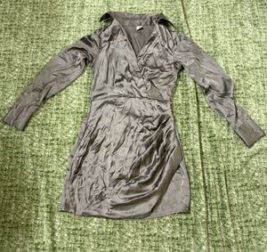Mini Dress | Collared & Ruched Party Wear