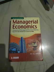 Managerial Economics by Dr. H.L. Ahuja(6th edition
