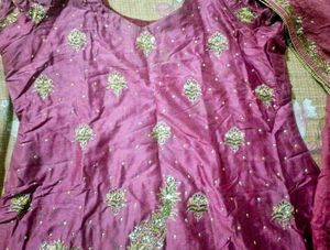 Vibrant Pink Embroidered Kurta Set
