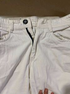 Classic White Straight Leg Pants