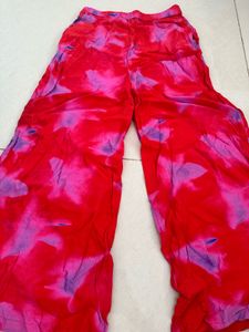 Vibrant Tie-Dye Palazzo Pants