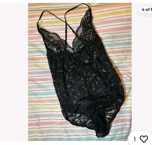 Black Lace Bodysuit -