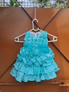 Blue Color Babygirl Dress