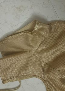 Readymade Ethnic Golden blouse for sarees