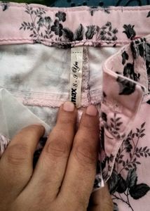 Floral Print Jeans