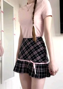 y2k pleated skirt